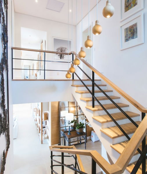 brown staircase